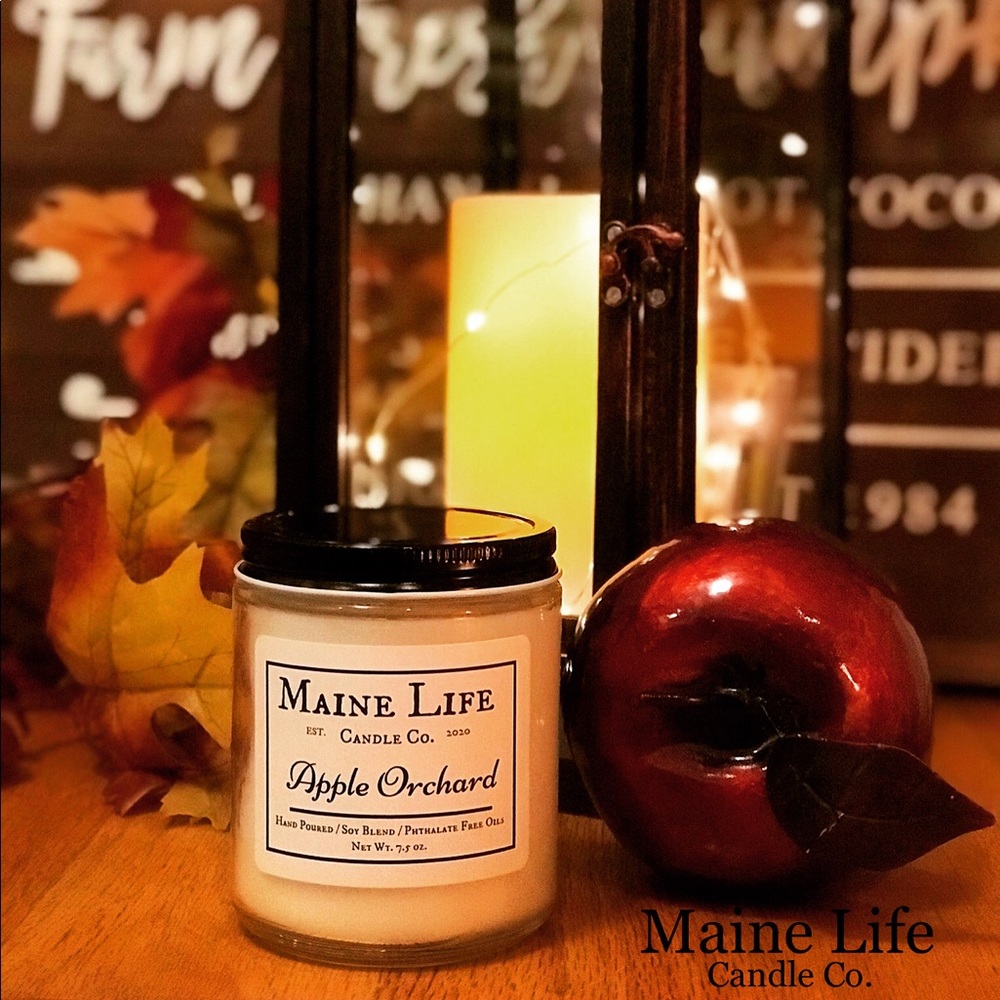Maine Life Candle Co. Apple Orchard Scent 7.5oz